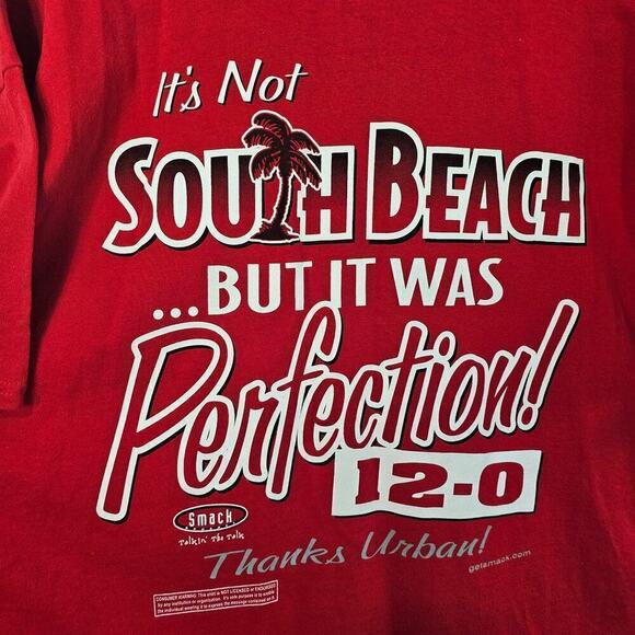 Perfection Bowl Ohio State Buckeyes 2012 T-Shirt Mens 2X Red Gator Bowl Football - Picture 7 of 9